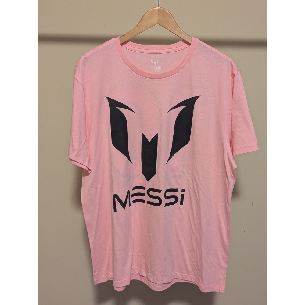 Messi #10‎ Pink T-Shirt Men's XL Soccer Fan Tee Inter Miami Inspired NWOT